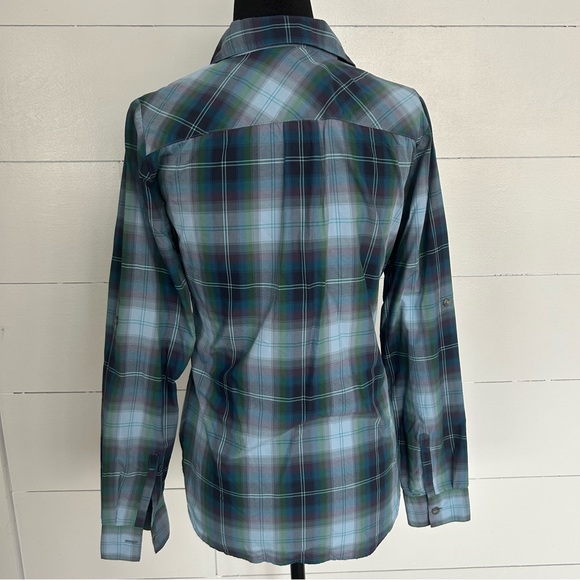 Eddie Bauer  "Mountain" (outdoor) roll-tab long-sleeve  2chest pockets casual - Picture 5 of 14